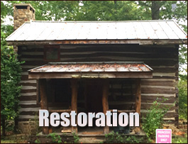 Historic Log Cabin Restoration  Crisp County, Georgia